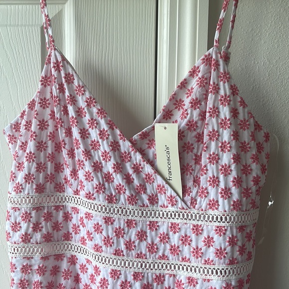 Pink embroidered dress NWT brand new! M - Picture 2 of 7